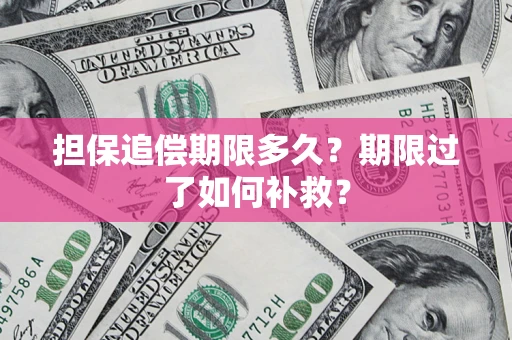 济南担保追偿期限多久？期限过了如何补救？